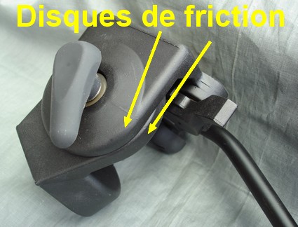 Rotule à disques de friction